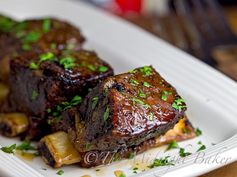 Slow Cooker Maple Glazed Short Ribs