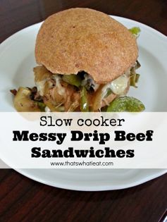 Slow Cooker Messy Drip Beef Sandwiches - Food Revolution Challenge