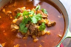 Slow Cooker Posole Rojo