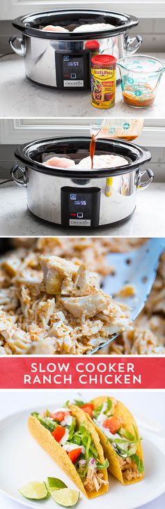 Slow Cooker Ranch Chicken