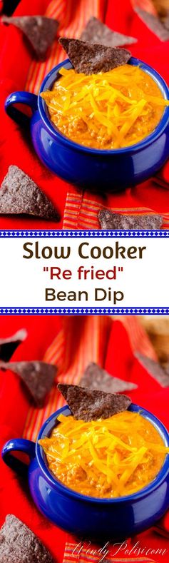 Slow Cooker Refried Bean Dip