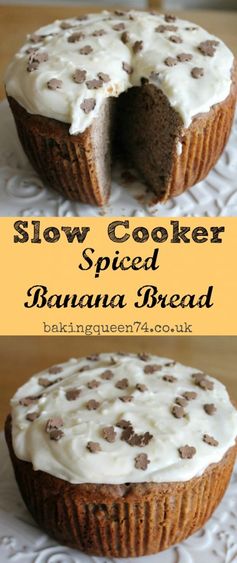 Slow Cooker Spiced Banana Bread