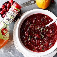 Slow Cooker Spiced Cranberry Sauce