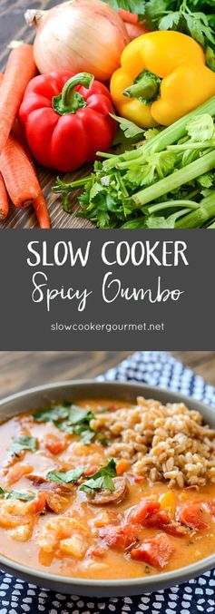 Slow Cooker Spicy Gumbo