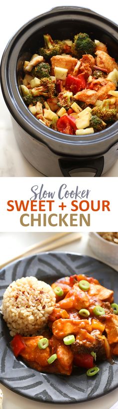 Slow Cooker Sweet and Sour Chicken