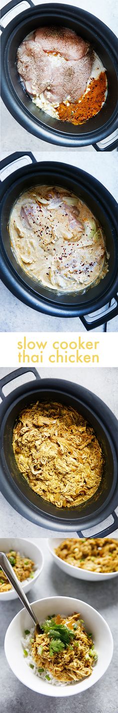 Slow Cooker Thai Curry Chicken