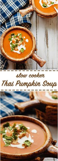 Slow Cooker Thai Pumpkin Soup