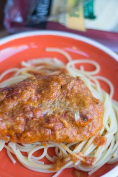 Slow Cooker Three Cheese Italian Chicken