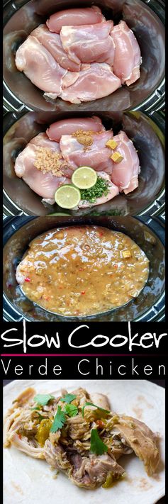 Slow Cooker Verde Chicken