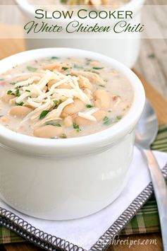 Slow Cooker White Bean Chicken Chili