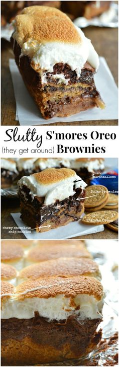 Slutty S'mores Oreo Brownies