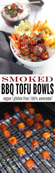 Smoked BBQ Tofu Bowls (Vegan