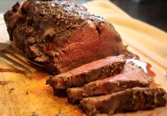 Smoked Bourbon Marinated Beef Roast