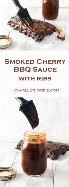 Smoked Cherry BBQ Sauce with Ribs