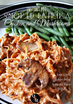 Smoked Paprika Chicken and Mushrooms – Instant Pot THM Yums