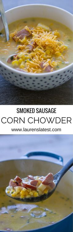 Smoked Sausage Corn Chowder