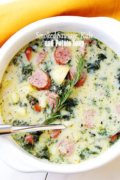 Smoked Sausage, Kale and Potato Soup