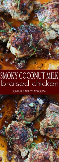 Smoky Coconut Milk Braised Chicken