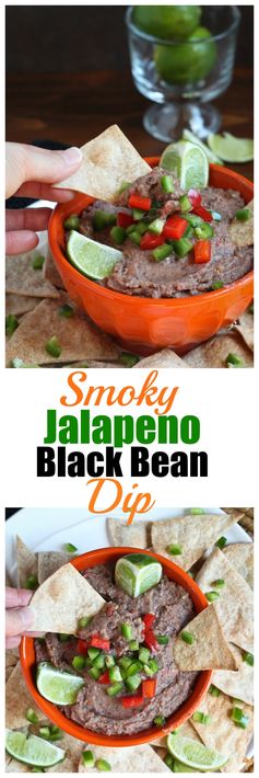 Smoky Jalapeno Black Bean Dip