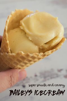 Smooth and creamy Baileys Ice Cream