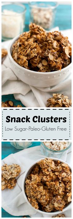 Snack Clusters (Low Sugar, Grain Free, Gluten Free