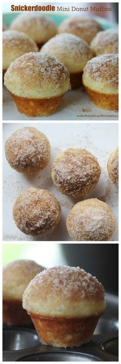 Snickerdoodle Mini Donut Muffins