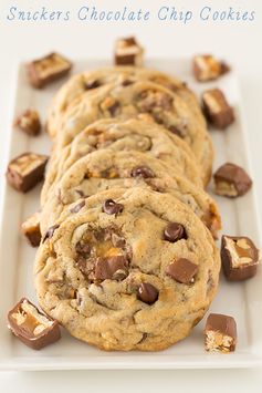 Snickers Chocolate Chip Cookies