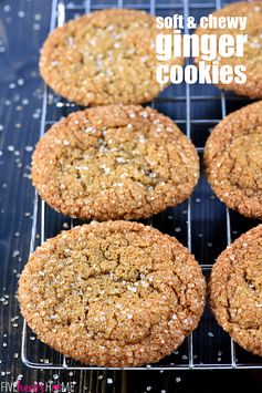 Soft & Chewy Ginger Cookies