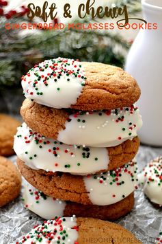 Soft & Chewy Gingerbread Molasses Cookies