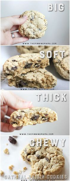 Soft & Chewy Oatmeal Raisin Cookie