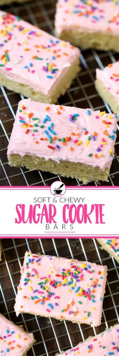 Soft & Chewy Sugar Cookie Bars