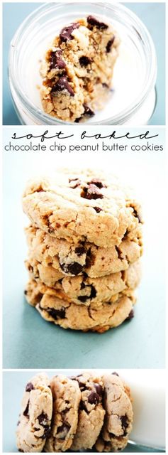 Soft Baked Chocolate Chip Peanut Butter Cookies