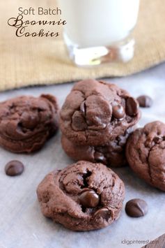 Soft Batch Brownie Cookies