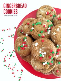 Soft Chewy Gingerbread Cookies