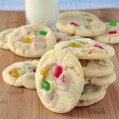 Soft Chewy Gumdrop Sugar Cookies