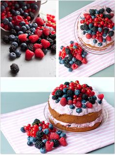 Sommertorte mit Beeren