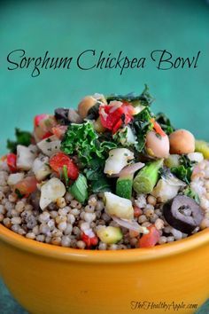 Sorghum Chickpea Bowl