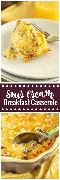 Sour Cream Breakfast Casserole