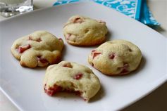 Sour Cream Rhubarb Cookies