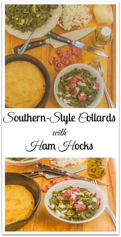 Southern-Style Collards Green with Ham Hocks