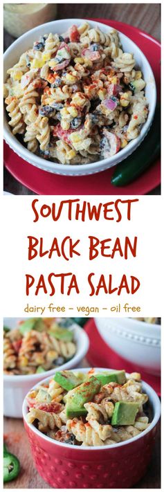 Southwest Black Bean Pasta Salad
