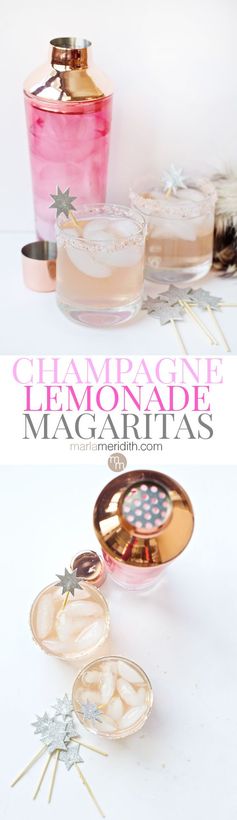 Sparkling Champagne Lemonade Margaritas