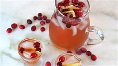 Sparkling Cranberry Ginger Cocktail