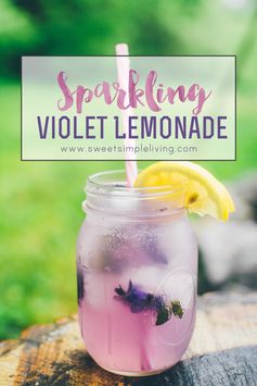 Sparkling Violet Lemonade