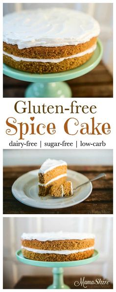 Spice Cake (Gluten-Free, Dairy-Free, Sugar-Free