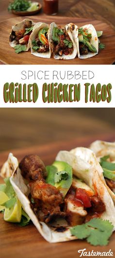 Spice Rubbed Grilled Chicken Tacos