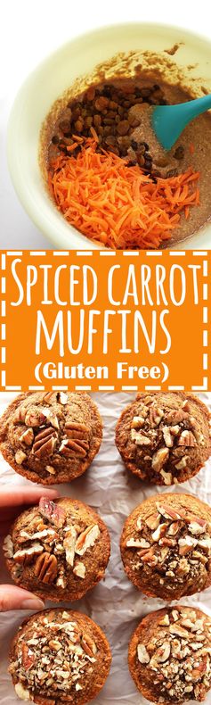 Spiced Carrot Muffins (GF