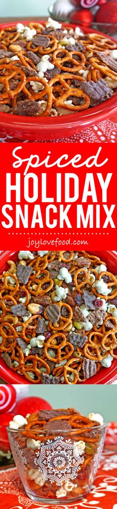 Spiced Holiday Snack Mix