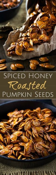 Spiced Honey Roasted Pumpkin Seeds