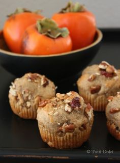 Spiced Persimmon Muffins